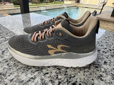 Gravity Defyer Women's XLR8 Running Shoes 10.5 Gray White Peach Mighty Walk