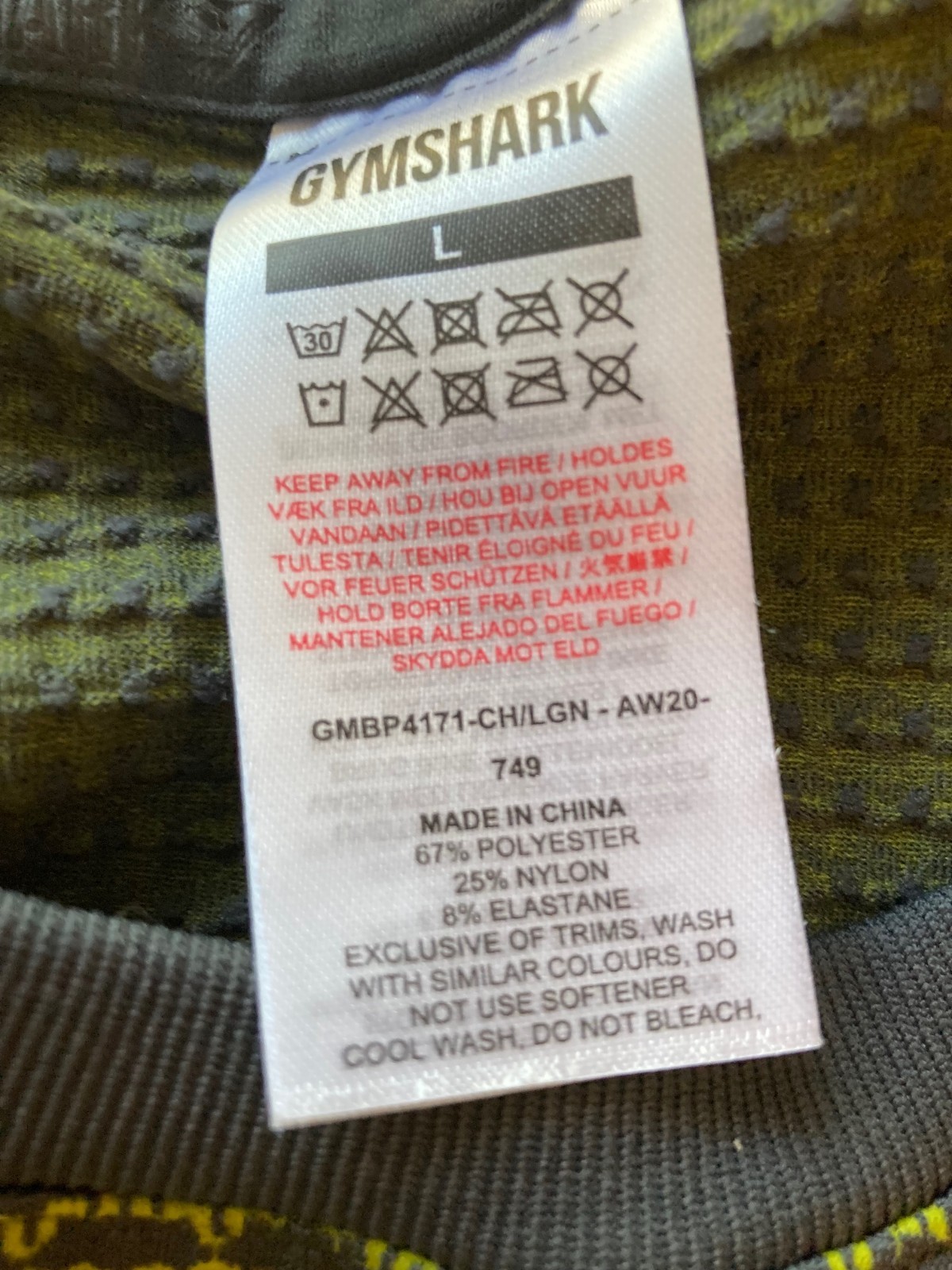 OG Gymshark Onyx V4 Men’s Large Never Worn Brand New (Super RARE) image 2