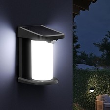 Solar Wall Lights Outdoor Motion Sensor, Solar Front Door Light with 2 Modes