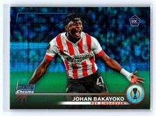 2022-23 TOPPS Stadium Club Chrome Blue Prism 50 Johan Bakayoko PSV Eindhoven RC