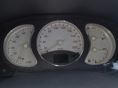 Per Renault Kangoo I 98-03 Anelli per cruscotto in alluminio lucidato 3 pezzi - Picture 4 of 4