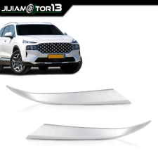 Fit For 2019-2020 Hyundai Santa Fe Front Left & Right Chrome Bumper Trims