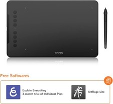 XPPen Deco 01 V3 Graphics Tablet Drawing Tablet 8192 Levels 10x6 Inch