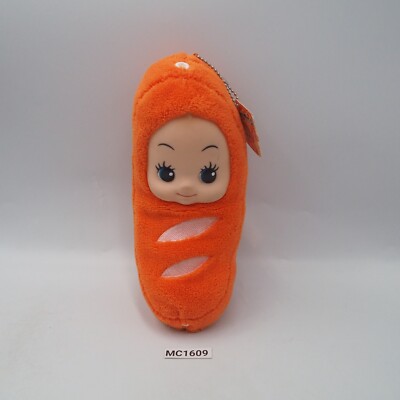 Kewpie Sausage Orange MC1609 Plush 9'' TAG Stuffed Toy Doll Japan