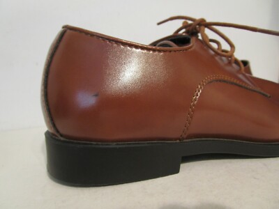 Joseph Abboud Mens Lace Up Oxford Dress Casual Shoes Brown  display picture 3
