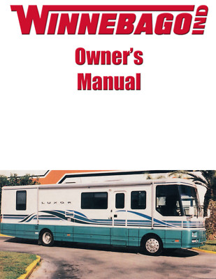 1995  Winnebago Luxor Home Owners Operation Manual User Guide