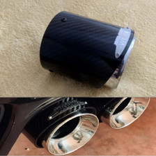 F57 MINI Cooper S JCW John Cooper Works gerollte Auspuffspitze Kohlefaser chrom