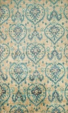 Transitional Damask Moroccan 5x8 Handmade Area Rug