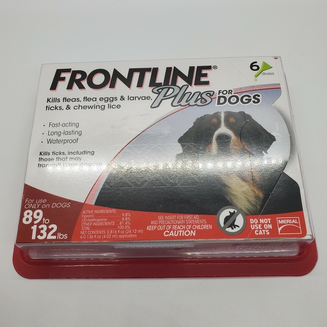 frontline plus for large dogs 6 doses