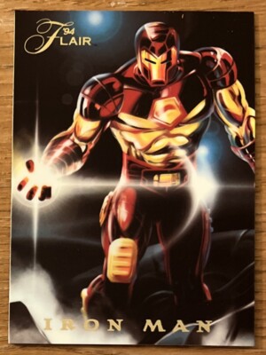 1994 Flair Marvel Annual Mint Power Blast Karte! IRON MAN Mint Karte! #3/18