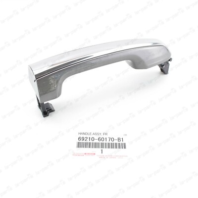 GENUINE LEXUS 2010-2015 GX460 GREY METALLIC 1H3 OUTER REAR DOOR HANDLE RH / LH