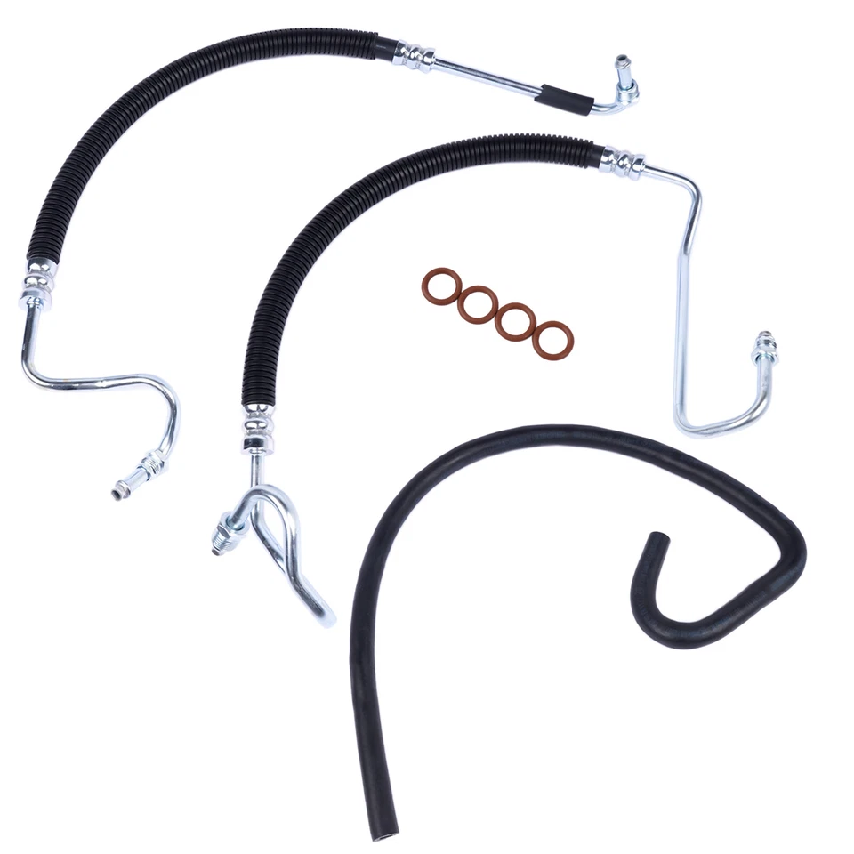 Set of 3 Power Steering Hoses Fits GMC Sierra Chevy Silverado 2500 HD Classic - Image 4 of 4