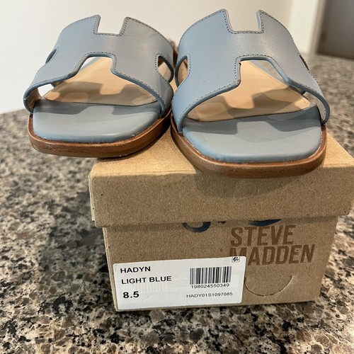 Steve Madden Hadyn Sandals Light Blue Size 8.5 NWT - Picture 9 of 10