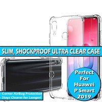Clear Case For Huawei P Smart 2019 Shockproof Silicone Gel Thin Slim Phone Cover