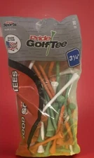 Pride Sports Golf Tee 3 & 1/4" 90 Count Wood Tees Multicolor,New