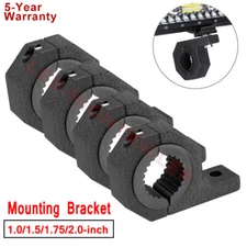 4X 2" Mounting Brackets Clamps Cage 25-50MM Roll Mounts LED Light Bar ATV UTV
