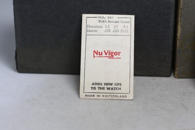 NU VIGOR Mainspring 26D   1.5X13X9.5  38D