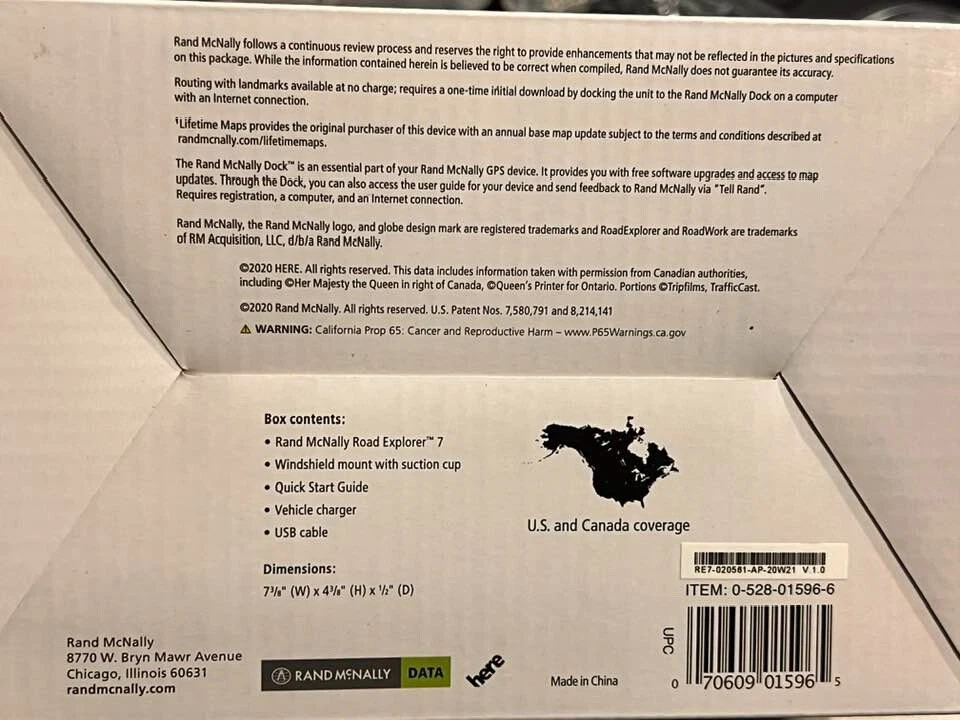 RAND MCNALLY ROAD EXPLORER 7 CAR GPS TABLET NEW FACTORY SEALED - Image 4 of 4