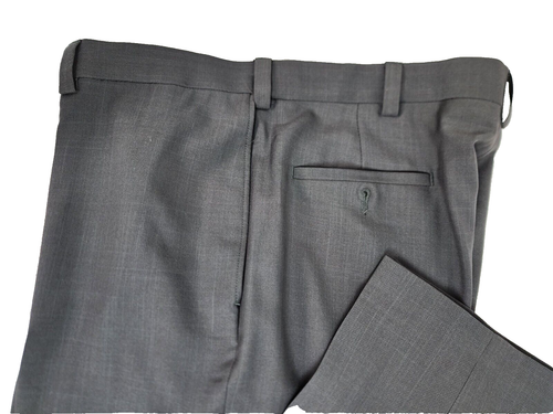 Haggar WPL386 Mens Pants Gray 38 X 32 - Picture 4 of 15