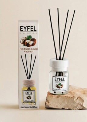 EYFEL PERFUME Reed Diffuser - Coconut 4 Fl.oz / 120ML
