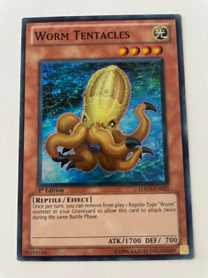 Worm Tentacles - HA03-EN023 - Super Rare  - 1st Edition - M/NM YuGiOh!
