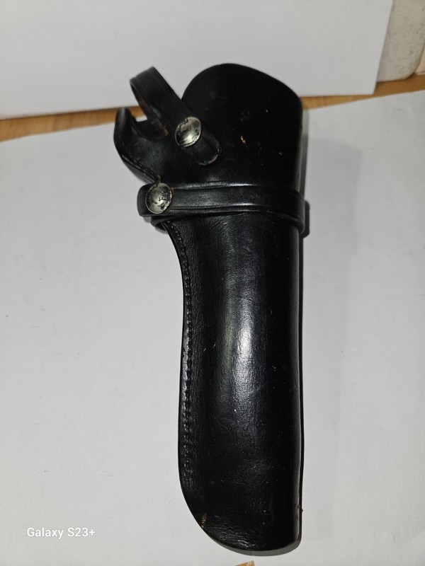 Black Leather Gun Holster Viking #68 