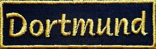 LADREAS Dortmund Aufnäher gestickt Patch Biker Firma versch. Farben (218)