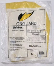 Onguard Webtex Hood Only w/ Drawstrings Sz L/Large Model # 76030 Yellow