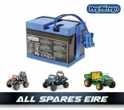 PEG PEREGO ITALY Original Peg Perego 12 Volt 12AH Ersatzbatterie John Deere Gator & Weitere
