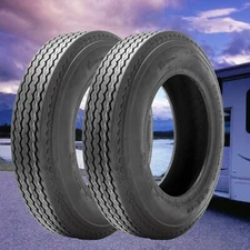 Set 2 6Ply 4.80-12 Trailer Tires 4.80x12 4.8-12 4.8x12 Replacement Load Range C