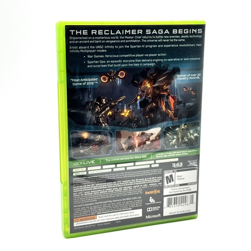 Halo 4 360 Microsoft Xbox, 2012 in Hülle ohne Handbuch getestet und funktionsfähig schneller Versand - Bild 5 von 5