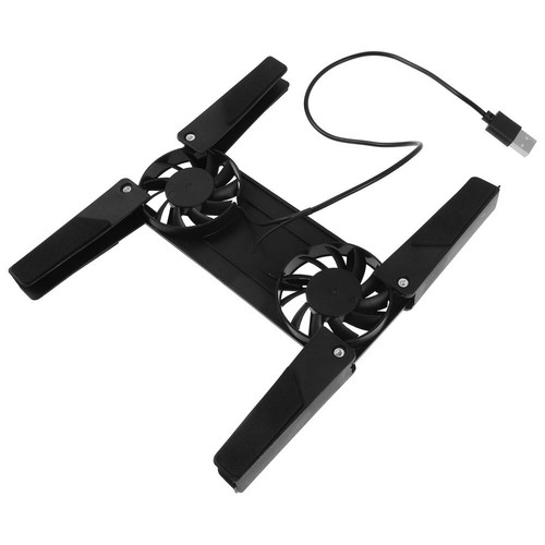 Computer Cooling Rack Laptop Electronic Device Pad Stand with Fan - Afbeelding 4 van 12