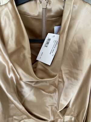 free people rose gold dress Acler Bartin Mini Dress