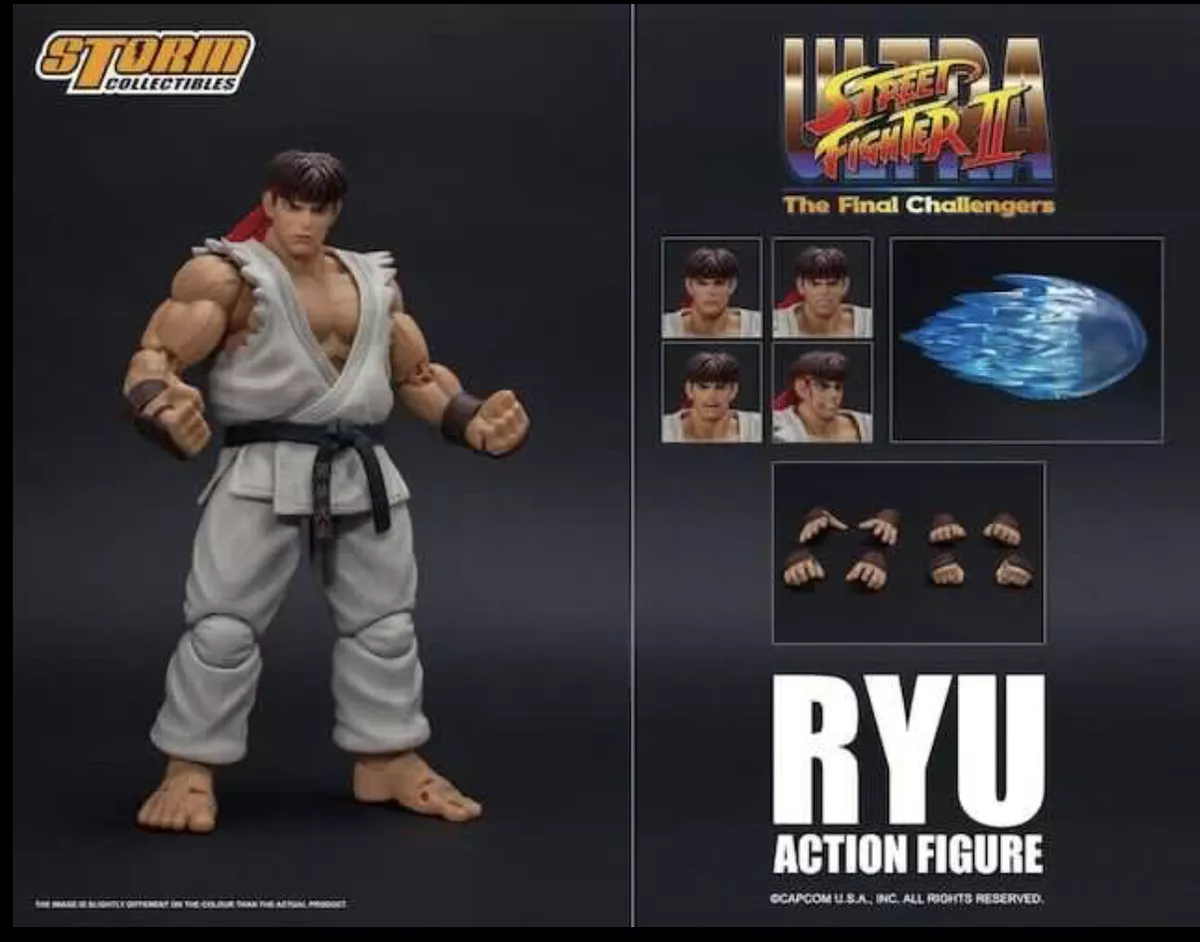 Ultra Street Fighter II Evil Ryu 1/12 Scale Action Figure Deluxe