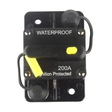 200 Amp Circuit Breaker DC 12V -48V Waterproof 30A-300A Manual Reset Fuse Inv...