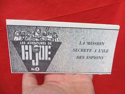 Joezeta 1964 Vintage Gi Joe : 1969 Geheimnis Mission Spion Island Kanada: B&w