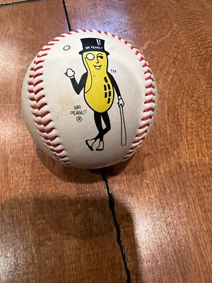 VINTAGE PLANTERS MR. PEANUT LOGO BASEBALL ⚾️ WILSON OFFICIAL
