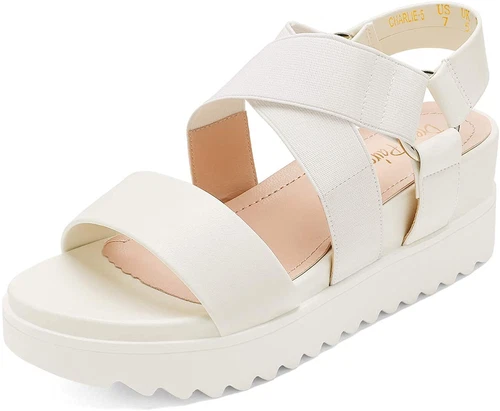 Women Open Toe Ankle Strap Summer Casual Platform Wedge Sandals US size 5-11 - Picture 22 of 24