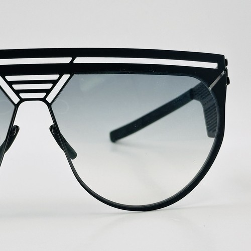 IC Berlin Sonnenbrille Damen Herren eckig schwarz Mod. Boombox X NEU - Picture 8 of 10