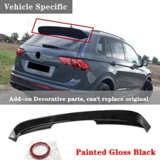 Fit For 2018-2023 VW Tiguan AD Rear Roof Spoiler Window Wing Lip Extension Cover