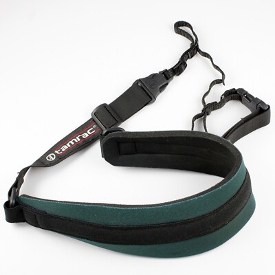 Tamrac Neoprene Padded Camera Strap in Teal Green - Used