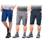 Arbeitshose kurz Shorts 100% Baumwolle Kurze Hose in grau oder blau Gr. S-XXXL