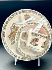 Lucy and Me Enesco Lucy Rigg Dish Set Plate Bowl Cup