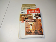Simplicity 7914 Christmas Holiday Decorations Sewing Pattern Uncut