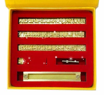 #ad #ad Font Mold Flexible Brass Letters for Hot Foil Stamping Machine with Number Lette $128.00