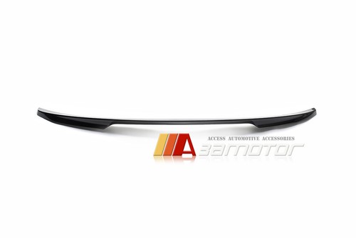 Painted P Style Trunk Spoiler Wing #668 Black for BMW F36 4-Series Gran Coupe - Picture 2 of 4