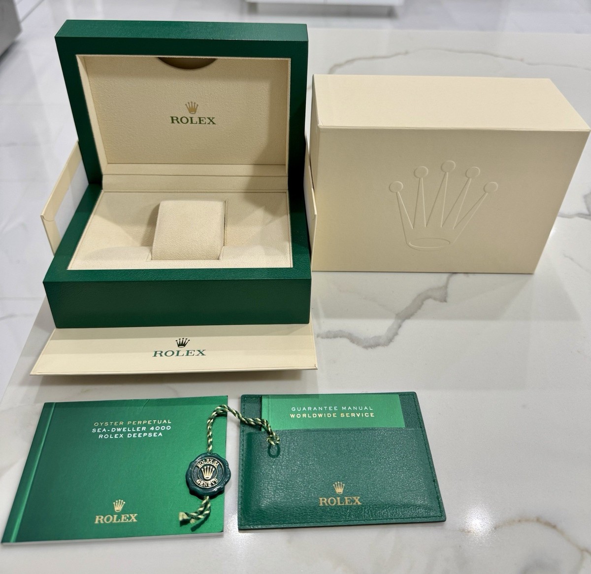Authentic ROLEX Sea Dweller 116600 Watch Box 40mm 4000 FULL Box
