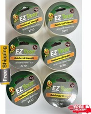 Duck EZ Tear Reinforced Strength 6 Clear Packaging Tape 1.88in x 20yd