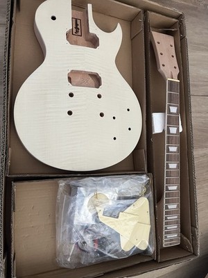 Open Box Leo Jaymz Les Paul Electric Guitar DIY Project Kit