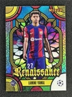 2023-24 Topps Merlin Chrome UEFA Lamine Yamal #R-9 Renaissance RC Case Hit SSP